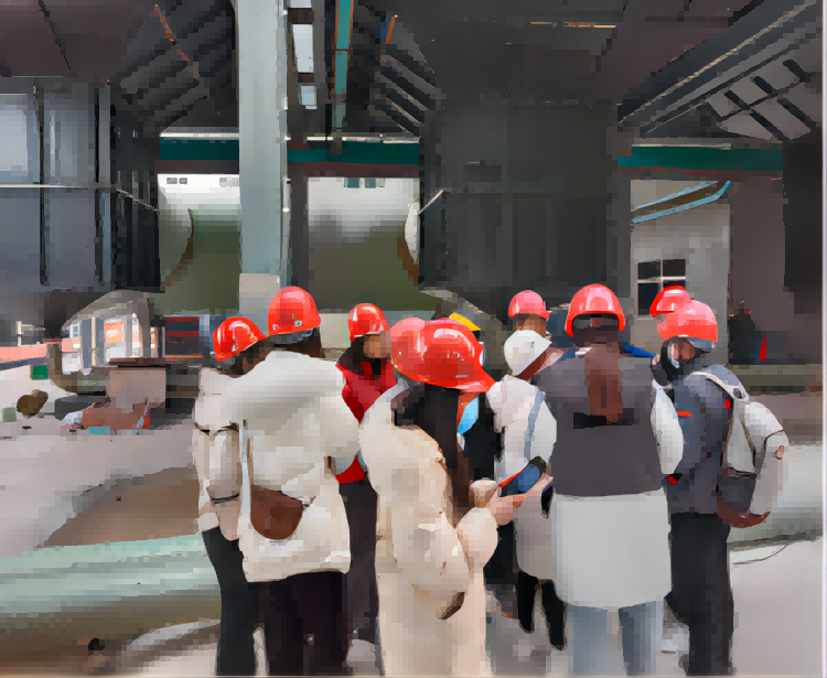 Apprentissage sur site de l'emballage ondulé de l'orifice d'installation de la tour