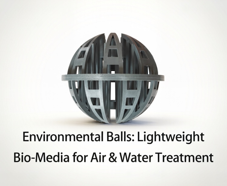 Billes environnementales : Bio-média léger pour le traitement de l'air et de l'eau