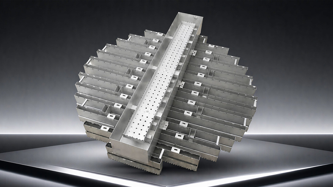 Stainless steel trough and orifice pan liquid distributors for packed tower